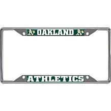 Officially Licensed MLB Oakland Athletics Metal License Plate Frame