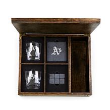 Officially Licensed MLB Oakland Athletics  Whiskey Box Gift Set