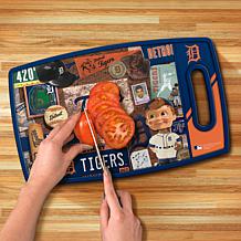 Officially Licensed MLB Retro Series Cutting Board - Detroit Tigers