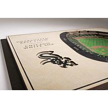 Officially Licensed MLB StadiumView 3D Wall Art - Chicago White Sox