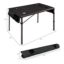 Officially Licensed MLB Travel Portable Folding Table-  LA Dodgers