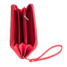 Officially Licensed MLB Zip Organizer Wallet - Los Angeles Angels