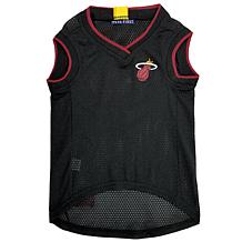 Officially Licensed NBA PetsFirst Miami Heat Basketball Mesh Jersey