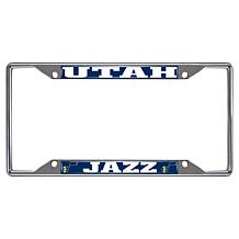 Officially Licensed NBA Utah Jazz Metal License Plate Frame