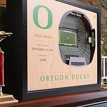 Officially Licensed NCAA 25-Layer 3-D Wall Art - Oregon Ducks