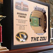 Officially Licensed NCAA 25-Layer Stadium Wall Art - Missouri Tigers