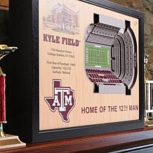 Officially Licensed NCAA 25-Layer StadiumViews 3D Wall Art - Texas A&M