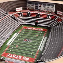 Officially Licensed NCAA 25-Layer StadiumViews 3D Wall Art - NC State