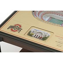 Officially Licensed NCAA 25-Layer StadiumViews End Table - Ohio State