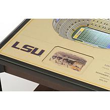 Officially Licensed NCAA 25-Layer StadiumViews End Table - LSU