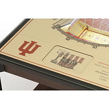 Officially Licensed NCAA 25-Layer StadiumViews End Table - Indiana