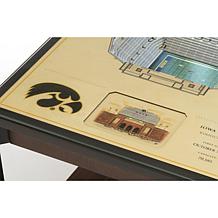 Officially Licensed NCAA 25-Layer StadiumViews End Table - Iowa