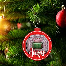 Officially Licensed NCAA 3D StadiumView Ornament 2-pack - Nebraska