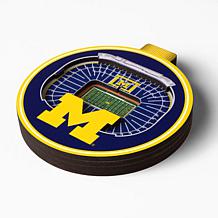 Officially Licensed NCAA 3D StadiumView Ornament 2-pack - Michigan