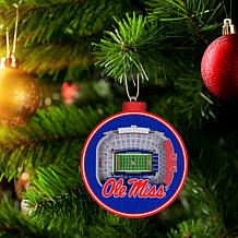 Officially Licensed NCAA 3D StadiumView Ornament 2-pack - Mississippi