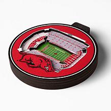 Officially Licensed NCAA 3D StadiumView Ornament 2-pack - Arkansas