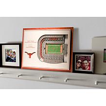 Officially Licensed NCAA 5-Layer 3-D Wall Art - Texas Longhorns