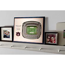 Officially Licensed NCAA  5-Layer StadiumViews 3D Wall Art - Auburn