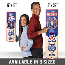 Officially Licensed NCAA 6 x 19" 3-D Stadium Banner - Arizona Wildcats