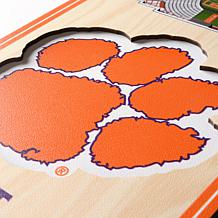 Officially Licensed NCAA 6" x 19" 3D Stadium Banner - Clemson Tigers