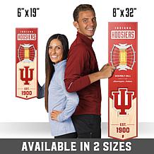 Officially Licensed NCAA 6" x 19" 3D Stadium Banner - Indiana Hoosiers