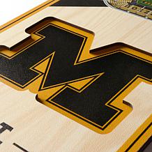 Officially Licensed NCAA 6" x 19" 3D Stadium Banner - Missouri Tigers