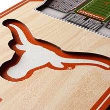 Officially Licensed NCAA 6" x 19" 3D Stadium Banner - Texas Longhorns