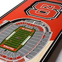 Officially Licensed NCAA 6" x 19" 3D Stadium Banner - Wolfpack