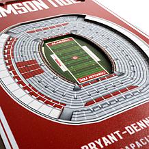 Officially Licensed NCAA Alabama Crimson Tide 3D Stadium Banner