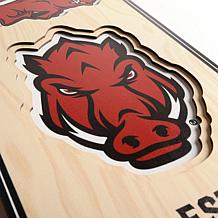 Officially Licensed NCAA Arkansas Razorbacks 3D Stadium Banner
