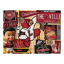 Officially Licensed NCAA Louisville Cardinals Retro 500-Piece Puzzle