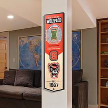 Officially Licensed NCAA NC State Wolfpack 3D Stadium Banner