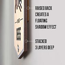 Officially Licensed NCAA North Carolina Tar Heels 3D Stadium Banner