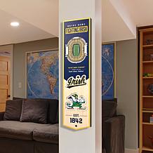 Officially Licensed NCAA Notre Dame Fighting Irish 3D Stadium Banner