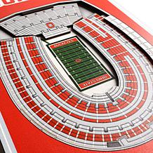Officially Licensed NCAA Ohio State Buckeyes 3D Stadium Banner