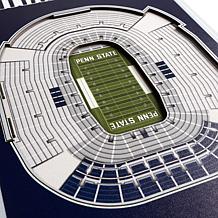 Officially Licensed NCAA Penn State Nittany Lions 3D Stadium Banner