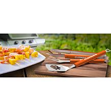 Officially-licensed NCAA Spirit Series 3-Piece BBQ Set- Clemson Tig...