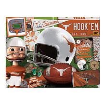 Officially Licensed NCAA Texas Longhorns Retro Series 500-Piece Puzzle