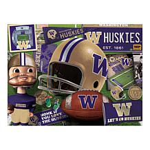 Officially Licensed NCAA Washington Huskies Retro 500-Piece Puzzle