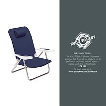 Officially Licensed NCAA West Virginia - Monaco Reclining Beach Chair