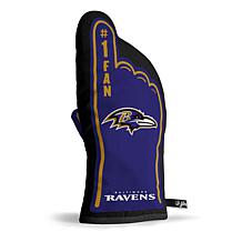 Officially Licensed NFL #1 Fan Oven Mitt - Baltimore Ravens