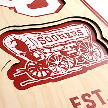 Officially Licensed NFL 25-Layer StadiumViews 3D Wall Art - Sooners 