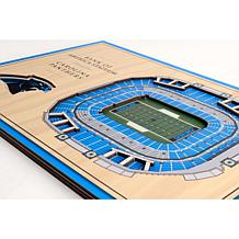 Officially-Licensed NFL 3-D StadiumViews Display - Carolina Panthers