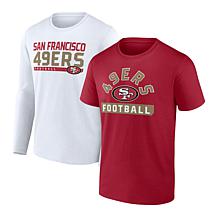 Officially Licensed NFL Women's Rhinestone Tee - 49ers