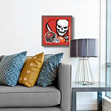 Officially Licensed NFL 3D Logo Series Wall Art - 12" x 12" - Bucs