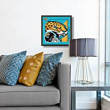 Officially Licensed NFL 3D Logo Series Wall Art - 12" x 12" - Jaguars