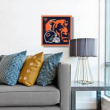 Officially Licensed NFL 3D Logo Series Wall Art - 12" x 12" - Bears