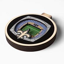 Officially Licensed NFL 3D StadiumView Ornament 2-pack - New Orleans