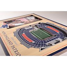 Officially Licensed NFL 3D StadiumViews Frame - New England Patriots