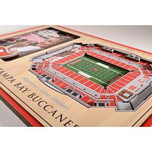 Officially Licensed NFL 3D StadiumViews Frame - Tampa Bay Buccaneers